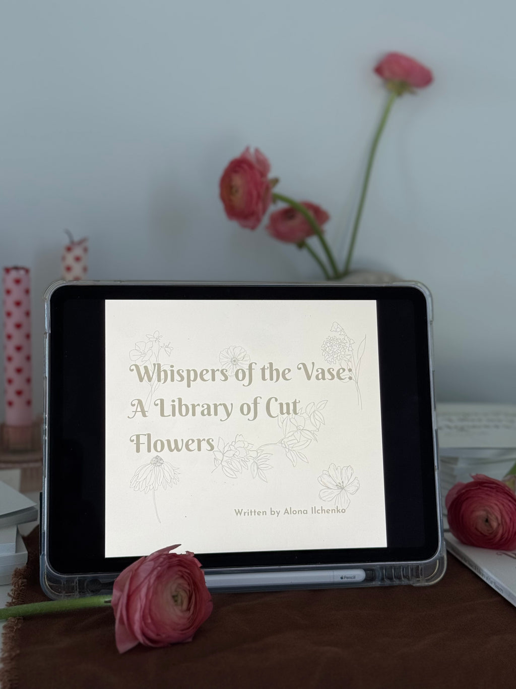 Whispers of the Vase: A Library of Cut Flowers